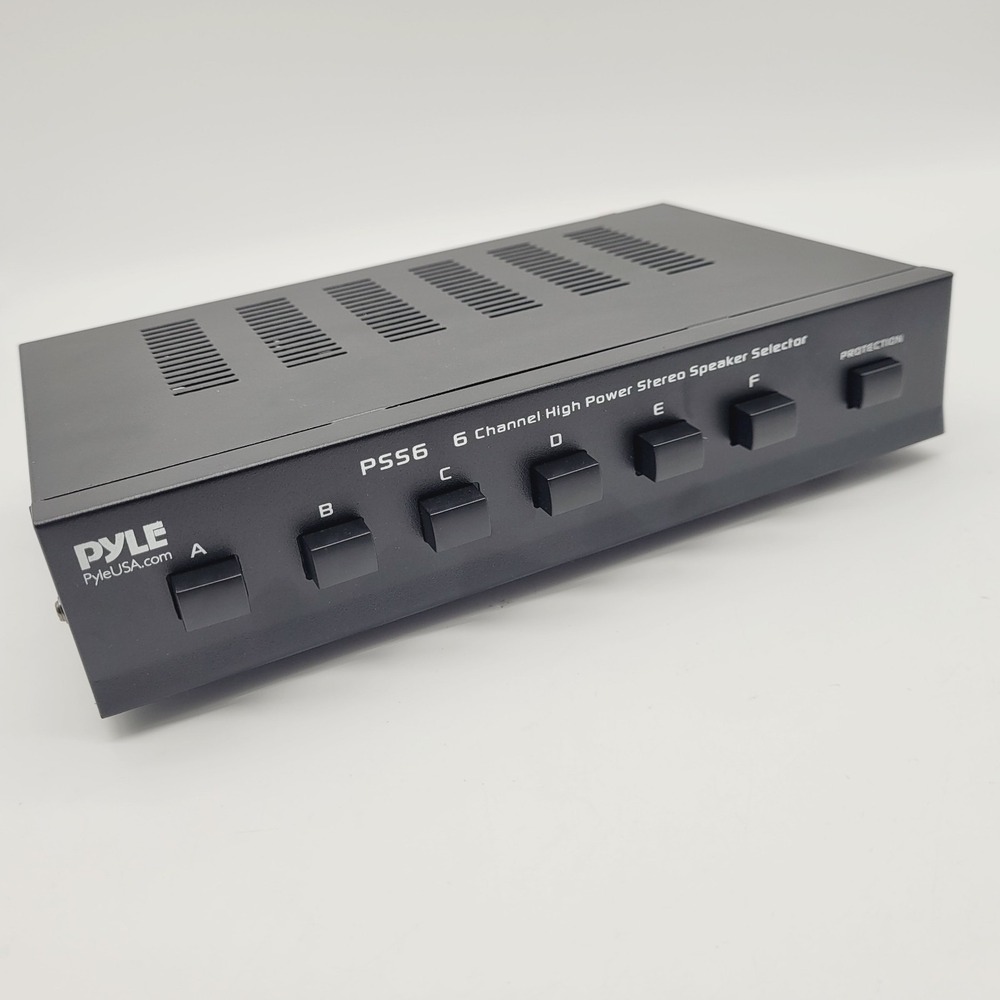 Pyle Home‎ PSS6 Premium 6-Pair Speaker Selector – Multi-Channel Audio Switch Hub - Picture 3 of 11